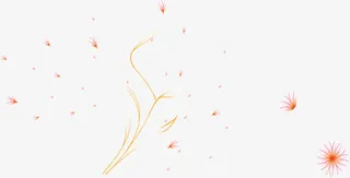 春天唯美装饰漂浮设计免抠