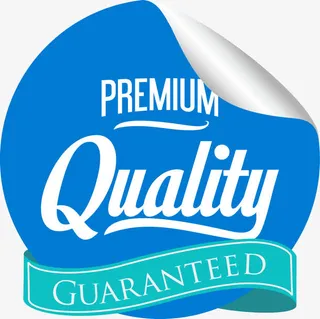 蓝色翻折标签免抠