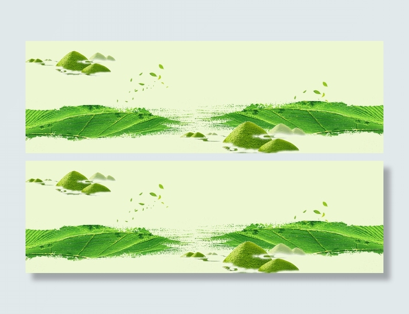 青山绿水背景矢量图高清