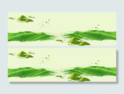 青山绿水背景矢量图高清