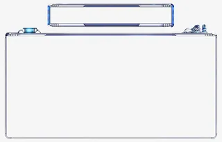 游戏提示 边框 科技感免抠