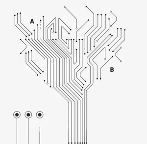 科技树底纹图案免抠