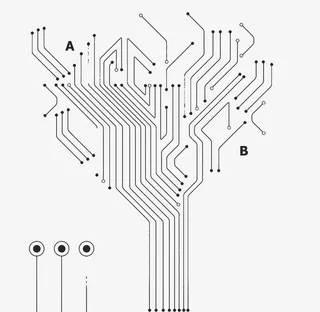 科技树底纹图案免抠