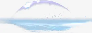 透明气泡晕染素材免抠