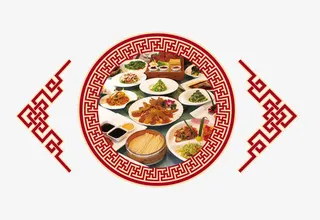 年夜饭标志免抠