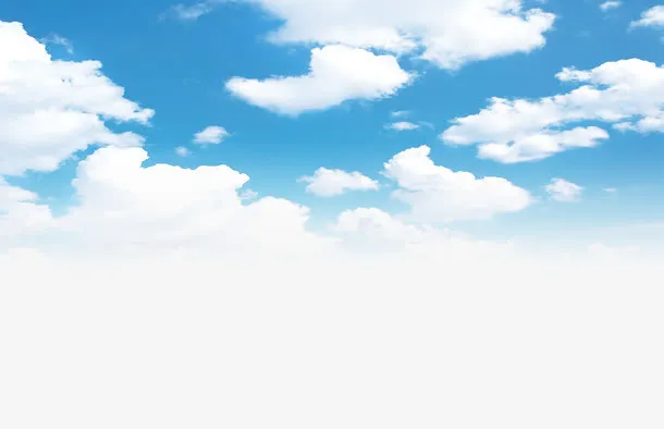 天空免抠背景卡通/手绘元素