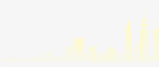 城市渐变剪影免抠