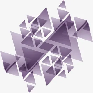 紫色三角组合背景