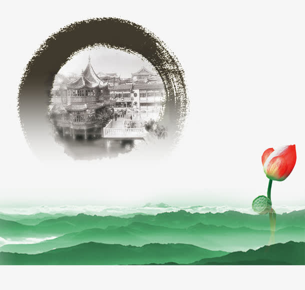 水墨画免抠