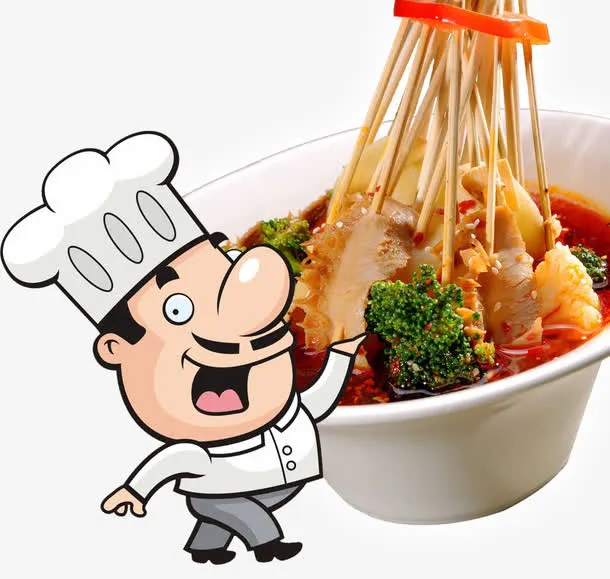 2017年中国风味小吃串串香免抠