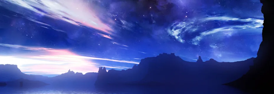 空旷夜空banner高清