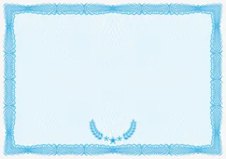 精美欧式花纹花边证书矢量素材免抠