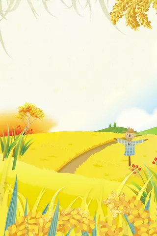 简约二十四节气芒种海报高清