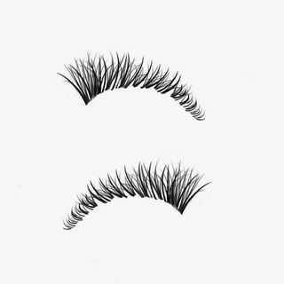 一堆茂密的假睫毛免抠