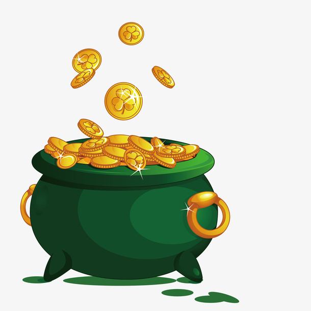 金鼎里的金钱卡通图免抠