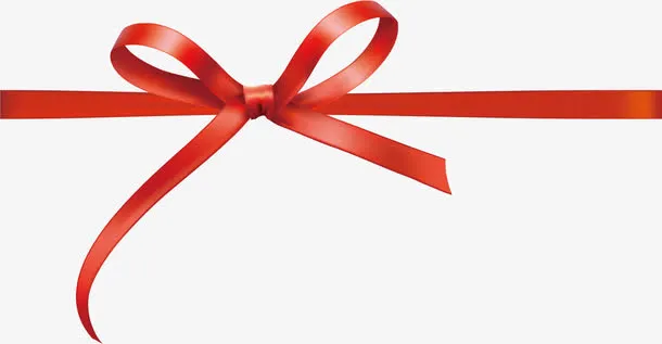 红丝带飘带礼带矢量素材png免抠