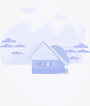 山水房子树木免抠