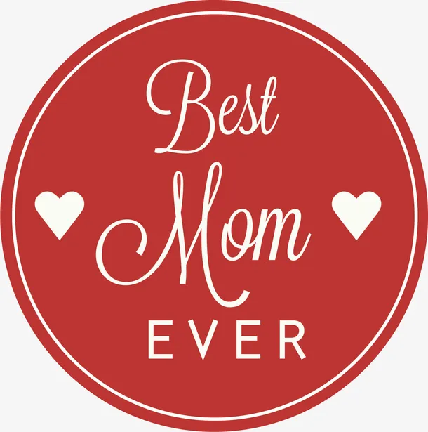 手绘红色圆圈卡片免抠