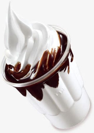 冰淇淋圣代免抠