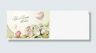 浪漫鲜花婚礼主题免抠