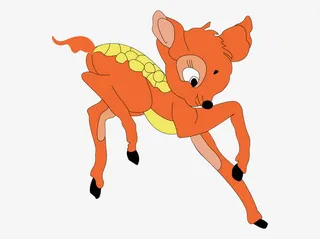 卡通梅花鹿免抠