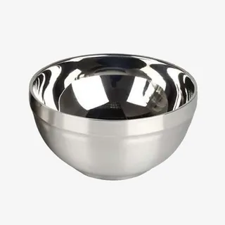 邑彩居不锈钢双层碗免抠