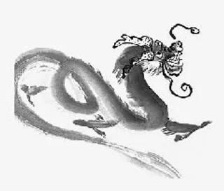 中国风水墨龙免抠