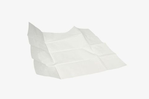 一张折叠过的纸巾实物免抠