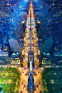 城市夜景车水马龙景象免抠 城市夜景车水马龙景象免抠