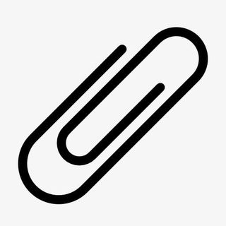 paper clip icon免抠