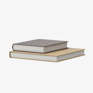 灰色课本组合免抠