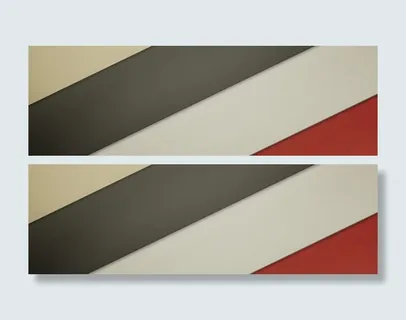 商务简约风格banner设计