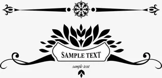 促销分割线免抠