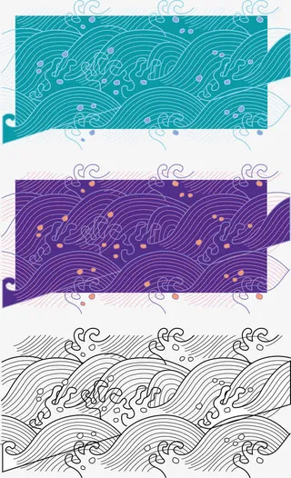 中国传统花纹免抠