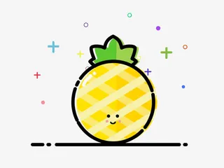 meb风格菠萝免抠