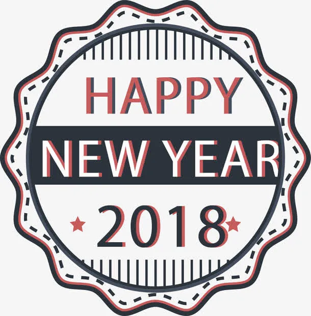 花边新年促销标签免抠