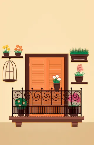 单身公寓海报背景素材高清