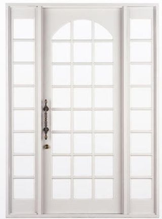 白色门窗海报背景七夕情人节