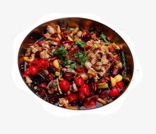 干锅麻辣牛蛙免抠