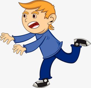 害怕飞奔的男孩免抠