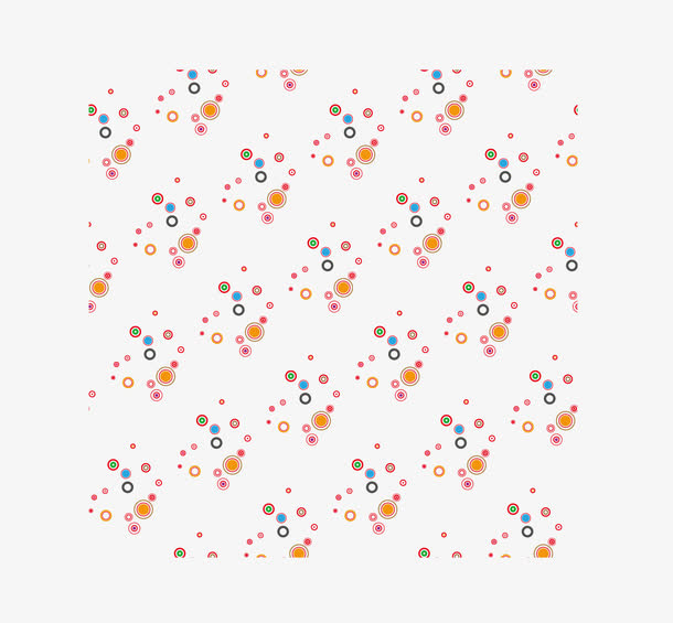 圆圈的欧式桌布底纹免抠