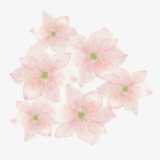 卡通手绘粉色的花朵免抠