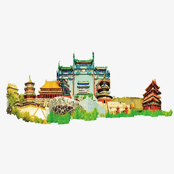 美丽的北京免抠