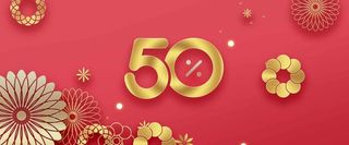 新年春节红色3D立体新式简约背景高清