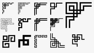 中式传统花纹边框免抠装饰中国风元素