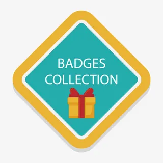 蓝色圆角四边形免抠