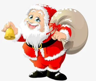 送礼物的圣诞老人免抠