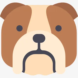 斗牛犬图标免抠