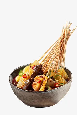 冷锅串串 麻辣 串串香 串串 钵钵鸡免抠