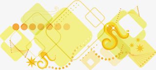 文案背景元素 淡黄色 渐变 方